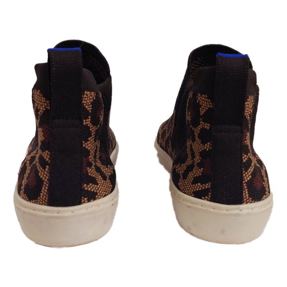 Rothy's Chelsea Sneaker Boot in Wildcat Leopard/Cheetah Print - Picture 8 of 9